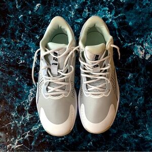 Nike Nikes Men’s Size 13 White w/ Grey & Black Worn Once Excellent Condition!!!!